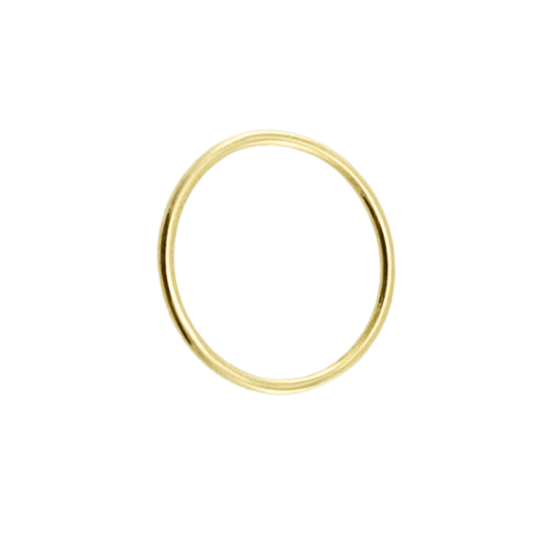 Anello fedina in oro giallo 18 kt