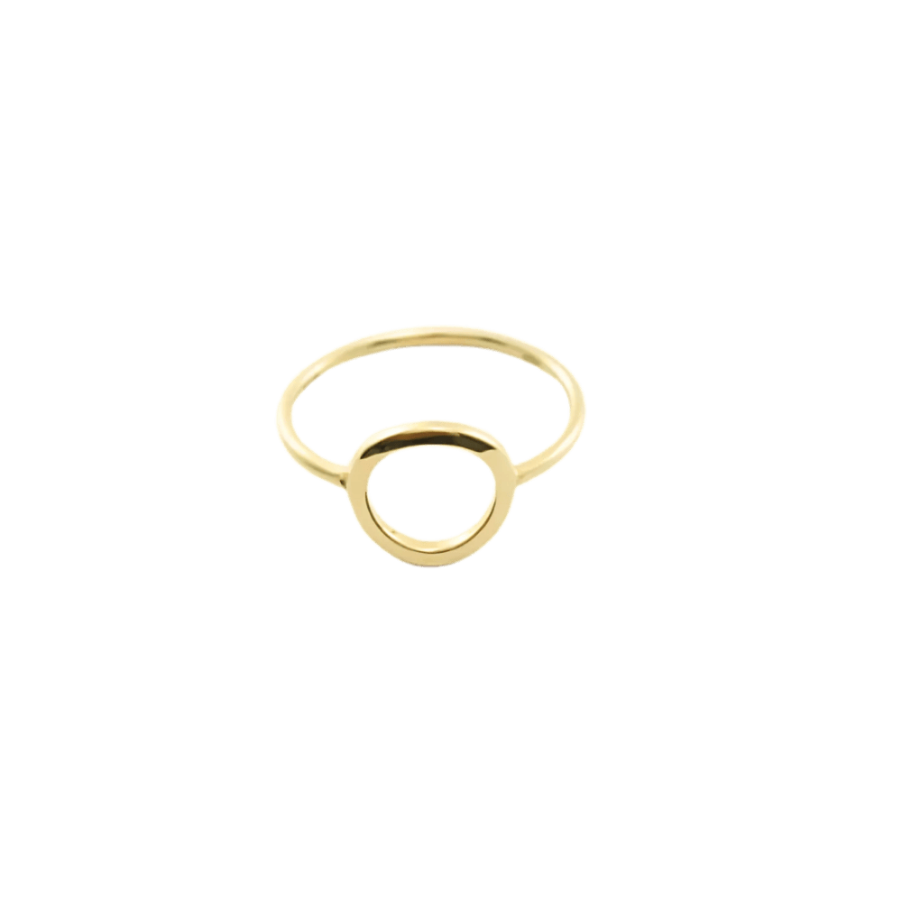 Anello in oro giallo 18kt-cerchio-1