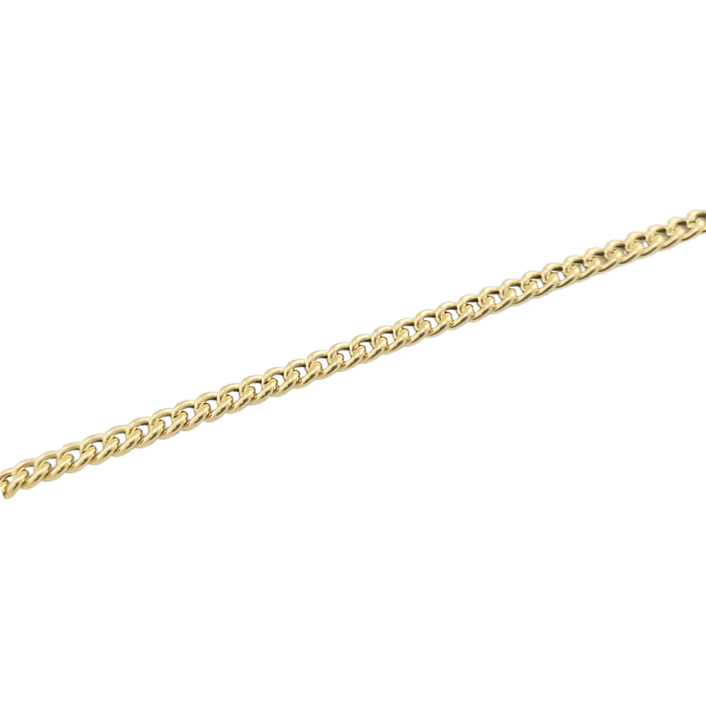 Bracciale catena grumetta in oro 18 kt