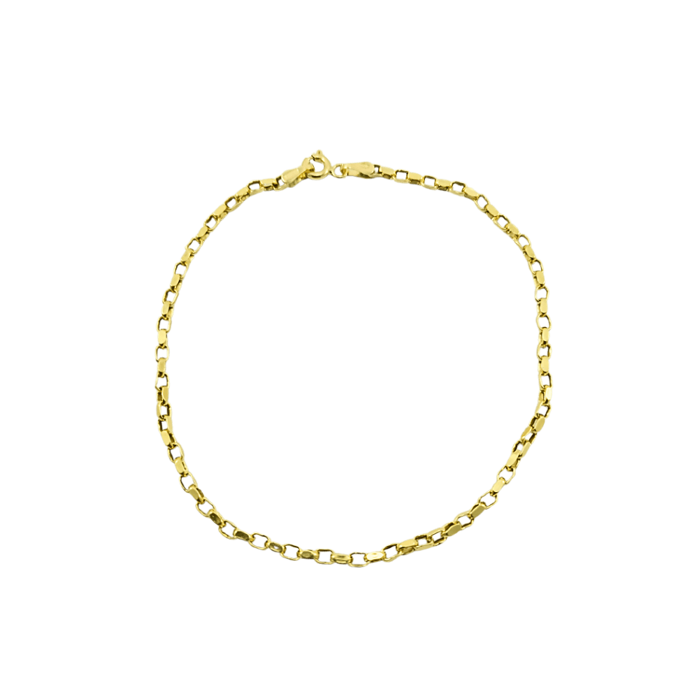 Bracciale catena rolò in oro 18 kt