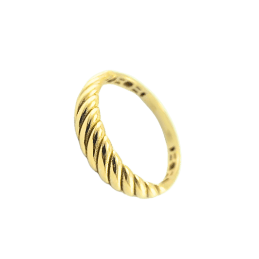 anello onde oro 18 kt