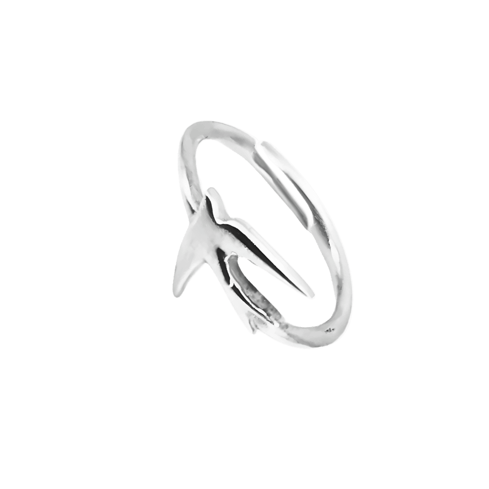 Anello rondine design in argento 925