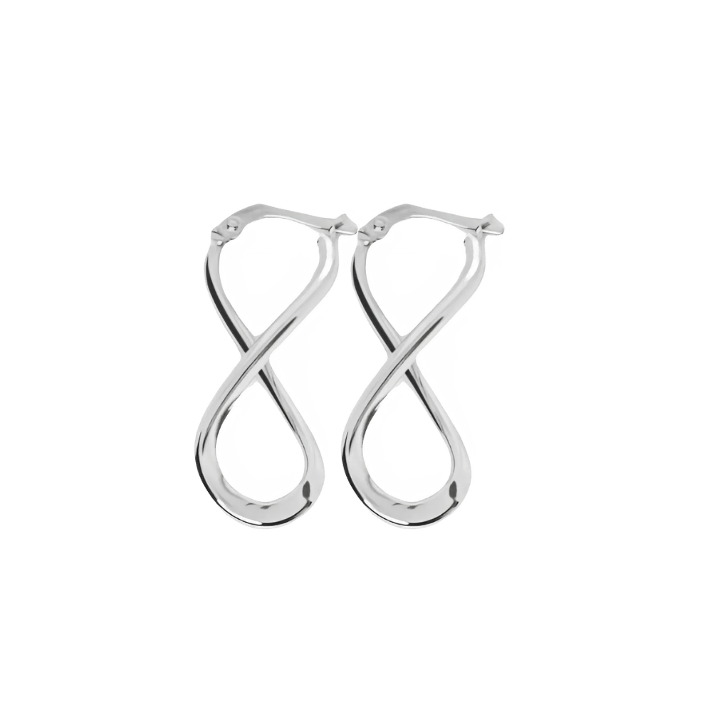 orecchini silhouette in oro bianco 18kt