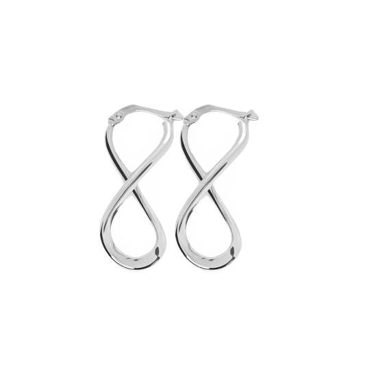 orecchini silhouette in oro bianco 18kt