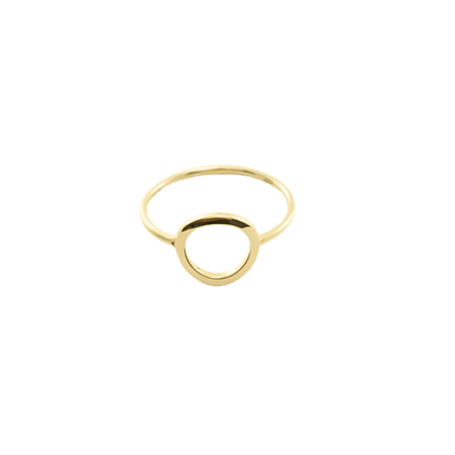 Anello in oro giallo 18kt-cerchio-1