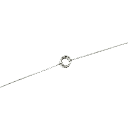 Bracciale cerchi intrecciati in argento 925-1