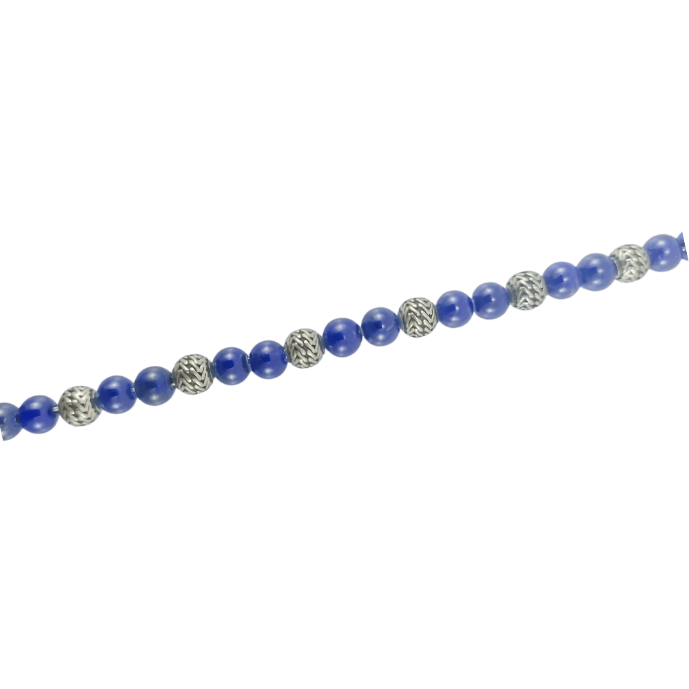 Bracciale dueaerre caos apparente-blu-dettaglio