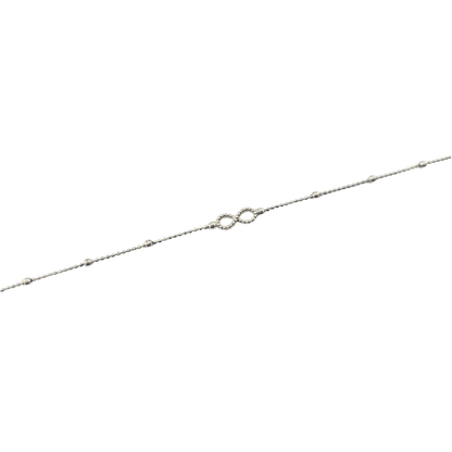Bracciale infinity design in argento 925-1-dettaglio