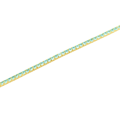 Bracciale tennis in argento 925 topazi azzurri-1