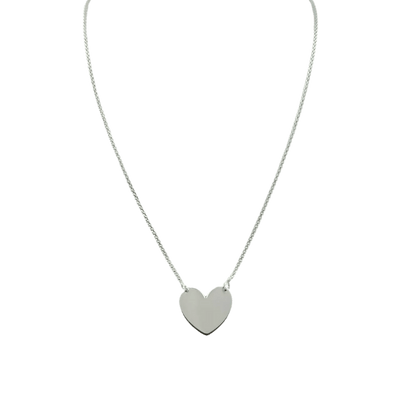 Collana cuore in argento 95