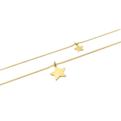 Collana due fili con stelle-1