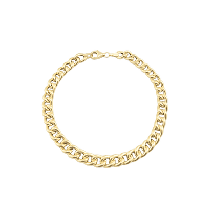 Bracciale catena grumetta in oro 18 kt