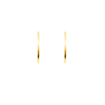 Orecchini a cerchio in oro 18 kt
