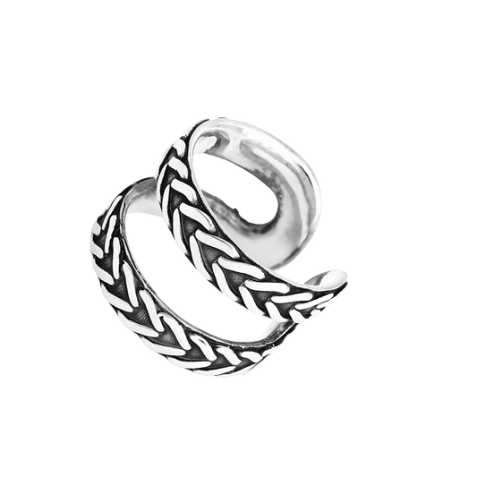 Anello Dueaerre senza fine design in argento 925