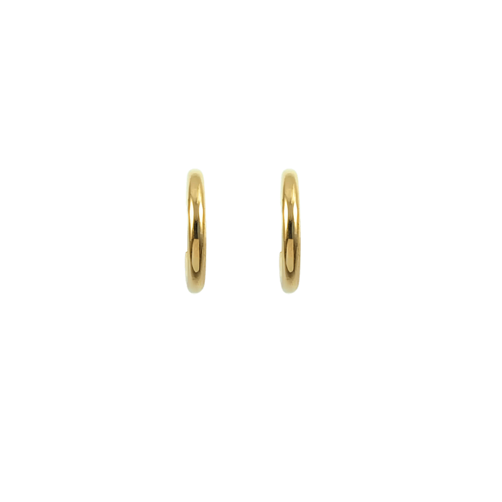 Orecchini a cerchio design argento 925
