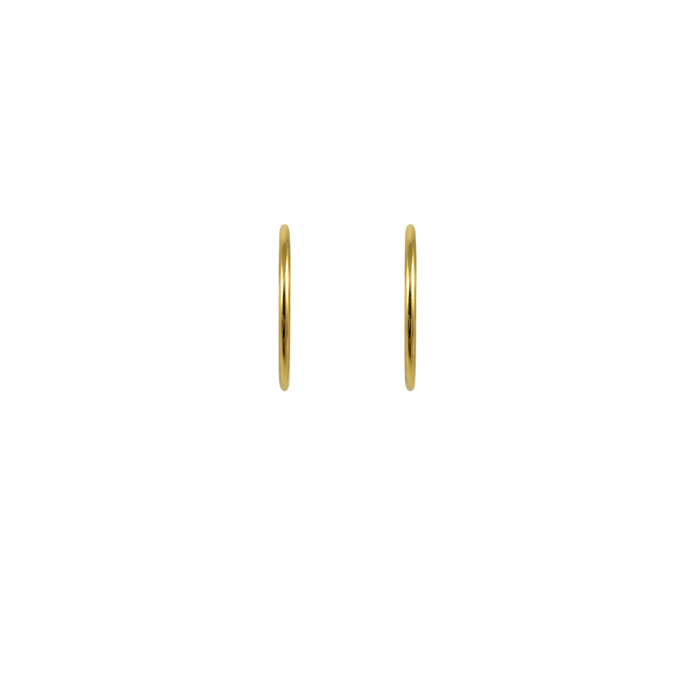 Orecchini a cerchio design argento 925