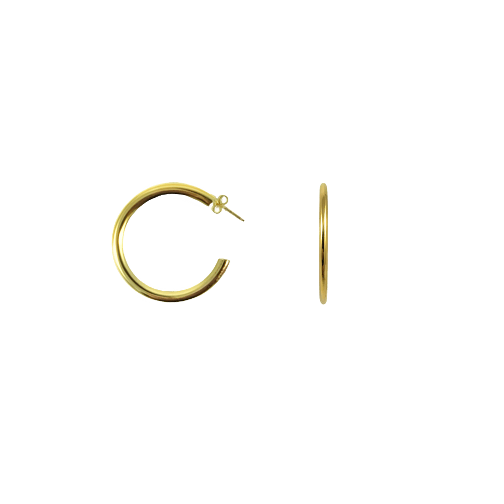 Orecchini a cerchio design argento 925