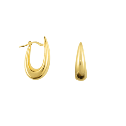 Orecchini a cerchio bold oro 18 kt 