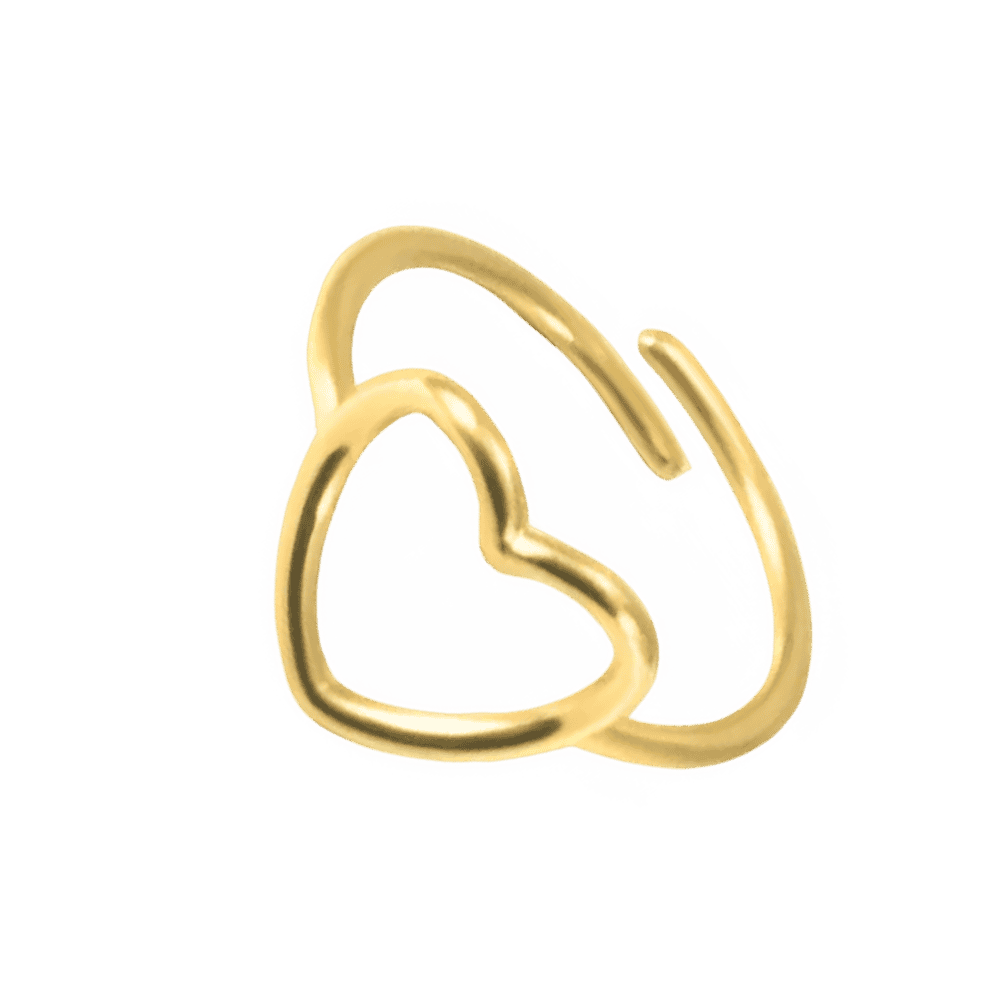 anello love in argento 925 color oro