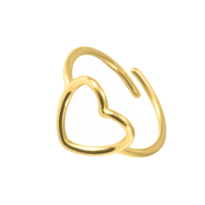 anello love in argento 925 color oro