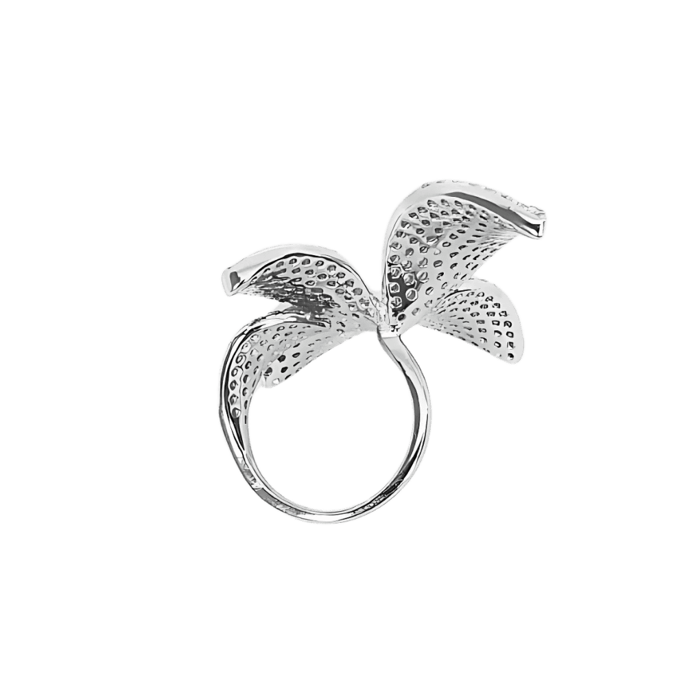 anello secret flower in argento 925-2