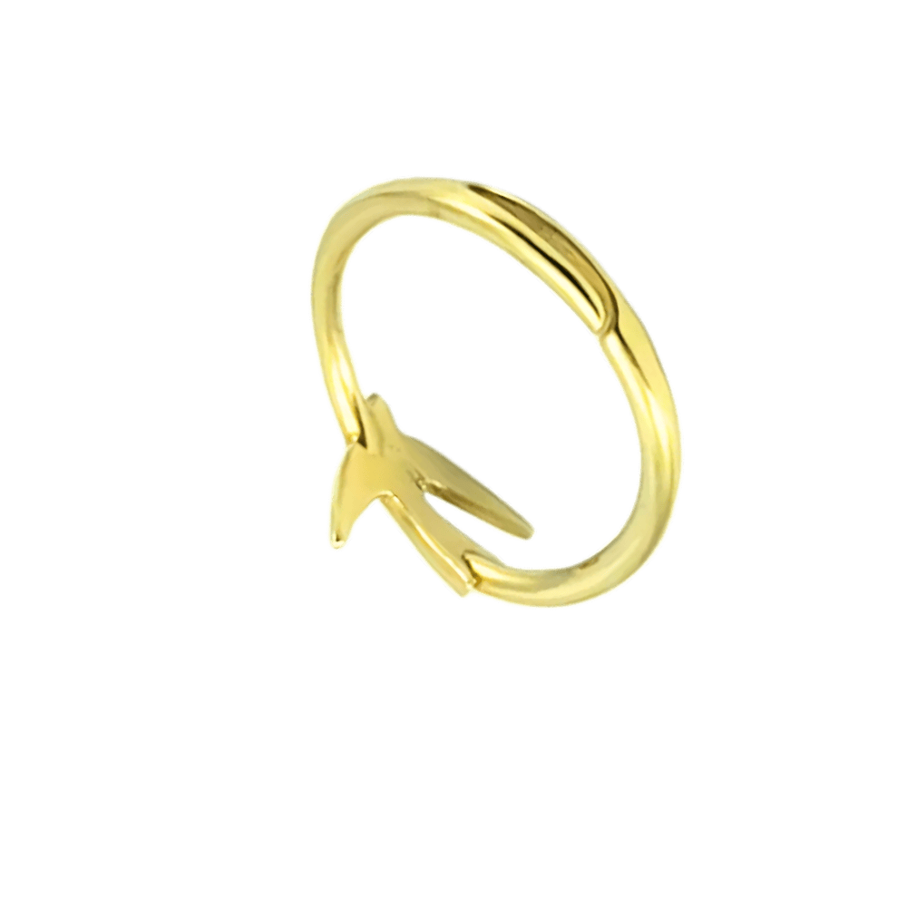 Anello rondine design in argento 925