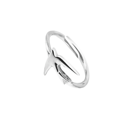 Anello rondine design in argento 925
