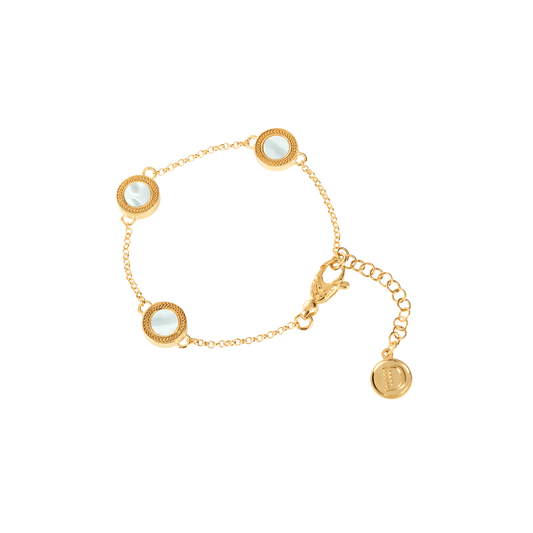 Bracciale Dueaerre maggiore bellezza dorata  design in argento 925
