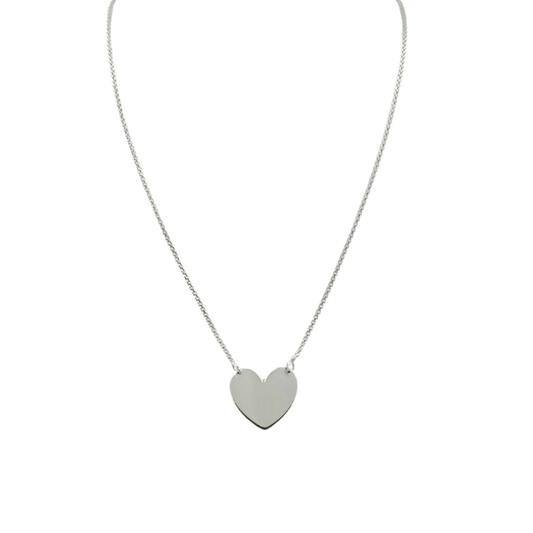 Collana cuore design in argento 925