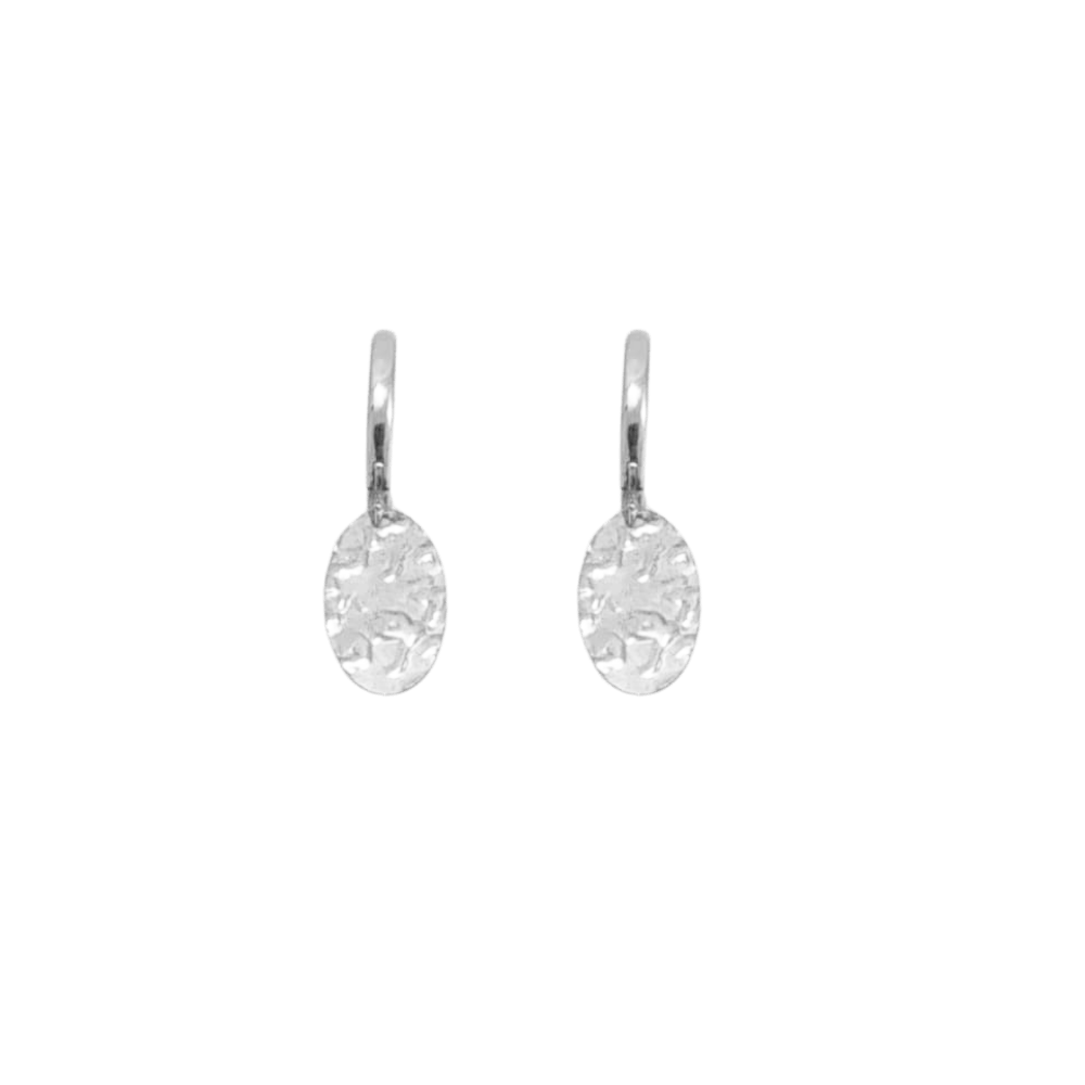 Orecchini foglia design argento 925
