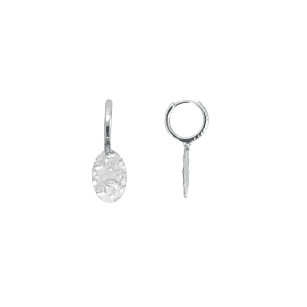 Orecchini foglia design argento 925