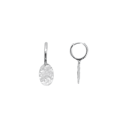 Orecchini foglia design argento 925