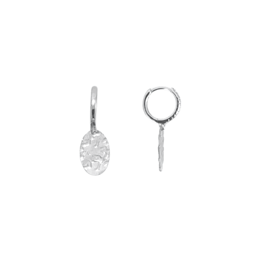 Orecchini foglia design argento 925