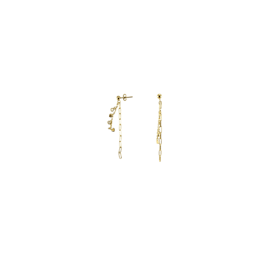 Orecchini con pendenti design argento 925