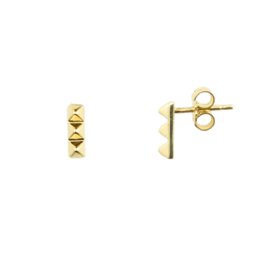 orecchini trilogy borchie oro 18 kt-1