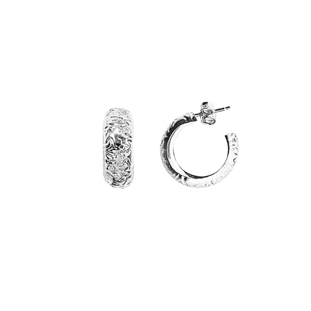 orecchino circolare argento 925